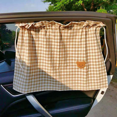 automobile Sunscreen Sunshade heat insulation vehicle children Cartoon baby cotton sucker Car shading curtain