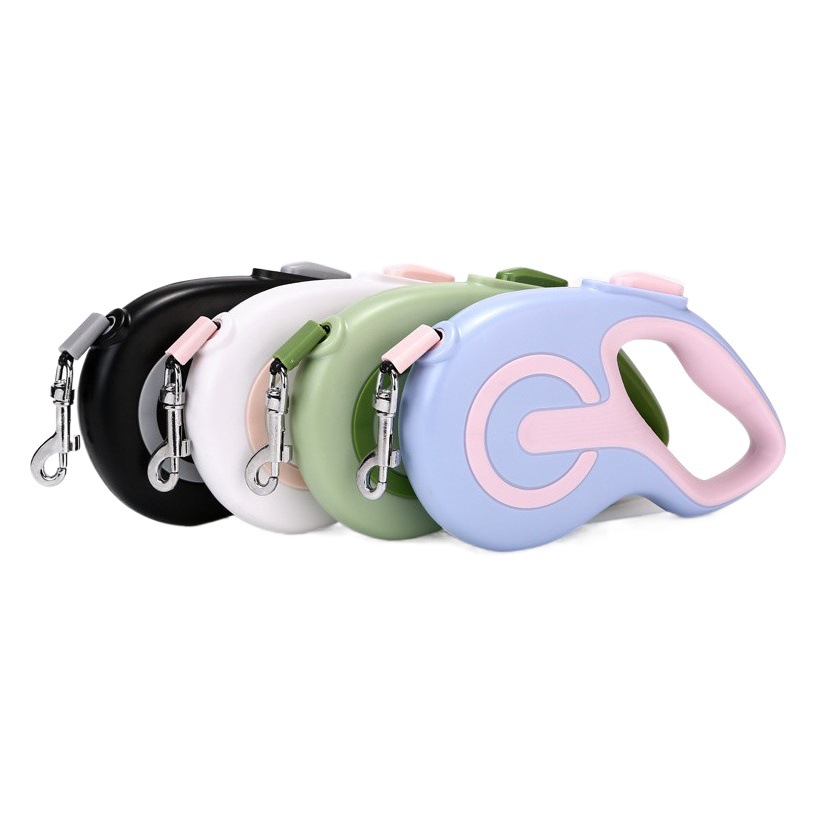 Suministro directo de fábrica nueva correa de perro correa de mascota retráctil automática grande, mediana y pequeña correa de perro Cadena de perro