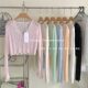 Summer Sunscreen Cardigan Ice Silk Long-sleeved Top Women's Korean Style All-match Lightweight Short Shawl Blouse Outer Jacket