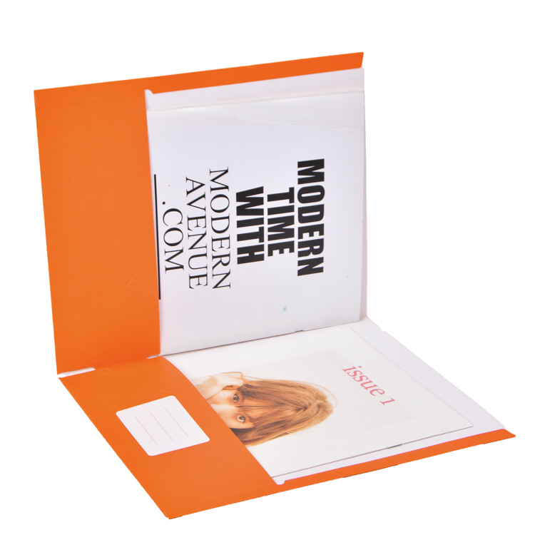 工厂印刷彩色办公文件夹文件夹折叠风格文件存储牛皮纸文件口袋袋