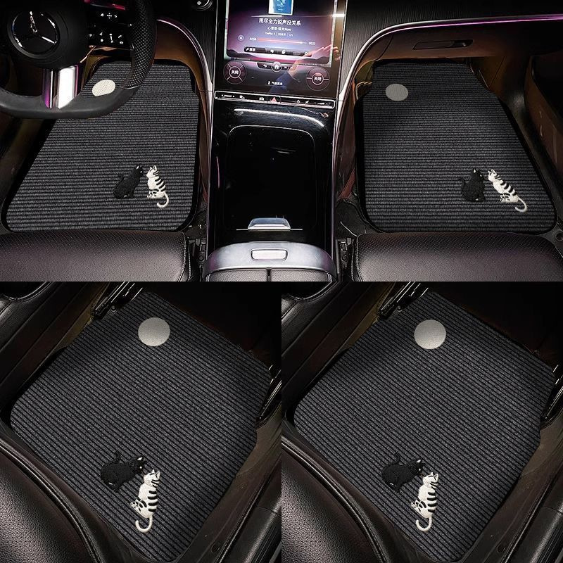Small Order Customization, Simple and Versatile 3mm Diatomaceous Earth Foot Mat, Universal Floor Mat, Cute Washable Car Interior Anti-Dirt Mat