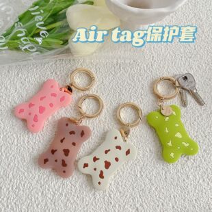 Suitable for Apple Airtag Silicone Protective Cover Locator Tracker Anti-lost Device Keychain Cartoon Protective Cover