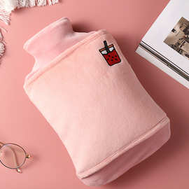 注水热水袋可插手防爆大容量暖手袋加厚灌水暖脚暖肚中老年暖水袋