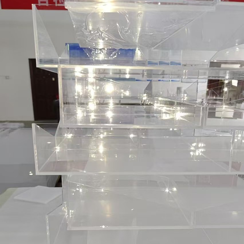 亚克力展示盒手办 有机玻璃透明盒子保护罩加工制作