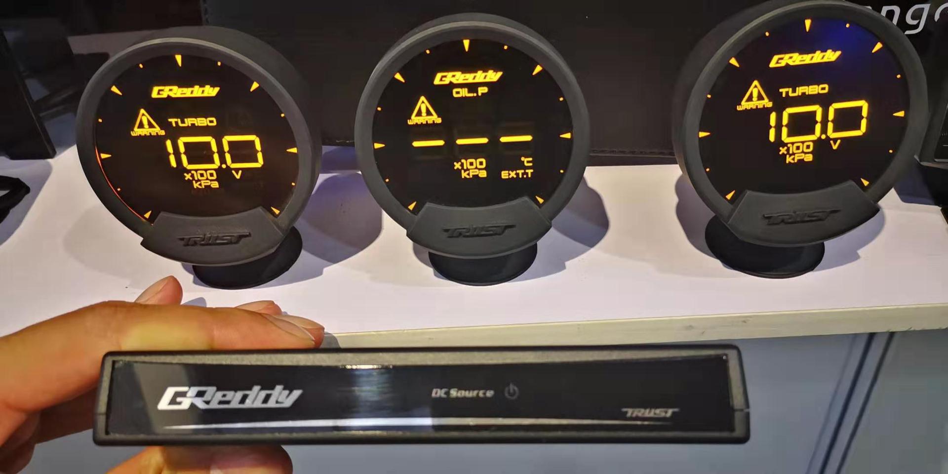 Sirius Greddi Car Modification Instrument Multi-Function Lcd Instrument Display Water Temperature and Rpm Turbo Meter