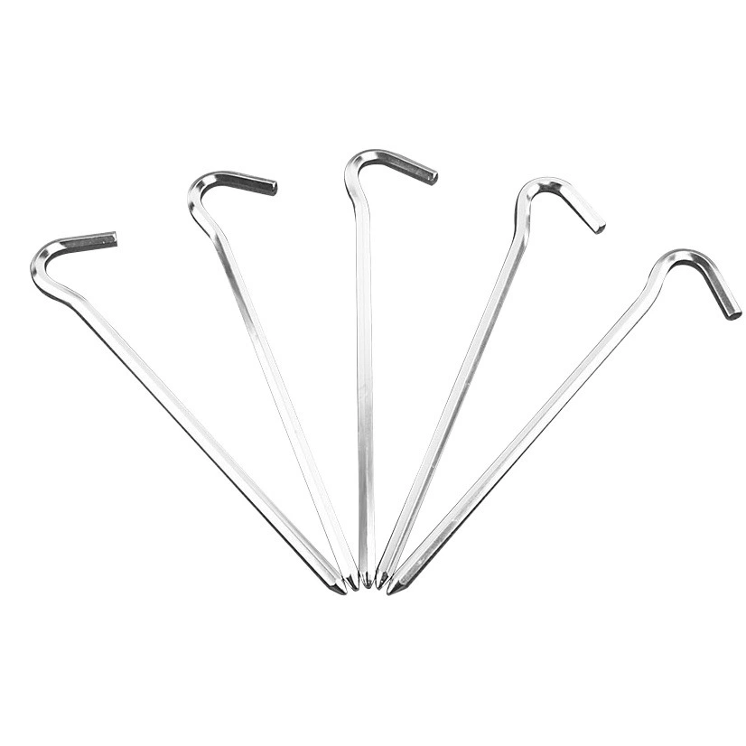 Колышки для палаток, из алюминиевого сплава, ветрозащитные, удлиненные и утолщенные, для пляжа, травы и кемпинга.