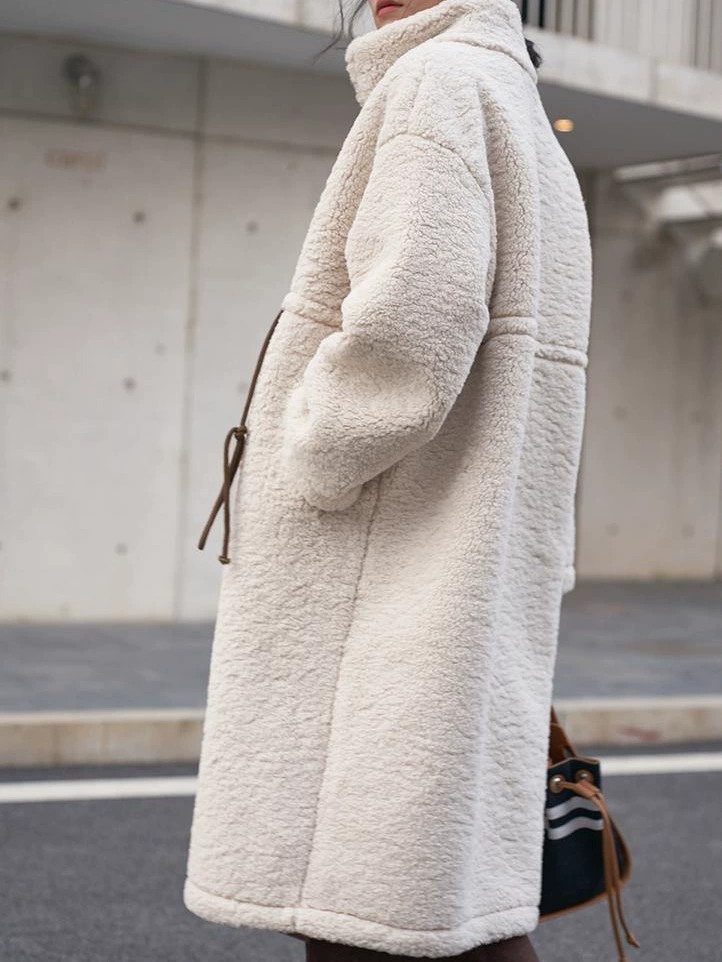 Демисезонная удлиненная куртка с наполнителем (Amazon), средняя длина, повышенная толщина