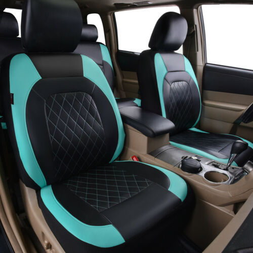 Cross-Border Foreign Trade Car Seat Covers, Single-Line Diamond Quilted Embroidery, Curved Leather, Pu Leather, Artificial Leather, Export to Europe and America