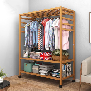 Wardrobe simple home clothes hanging rack clothes rack floor coat rack bedroom simple modern wardrobe Internet celebrity