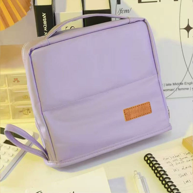 Three dimensional capacious cosmetic bag, waterproof brush, storage bag, high-end