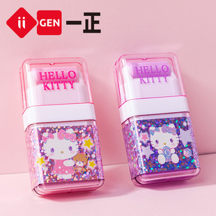 iigen One Stationery HELLO KITTY Roller Eraser Cartoon Cute Eraser Artifact for Students