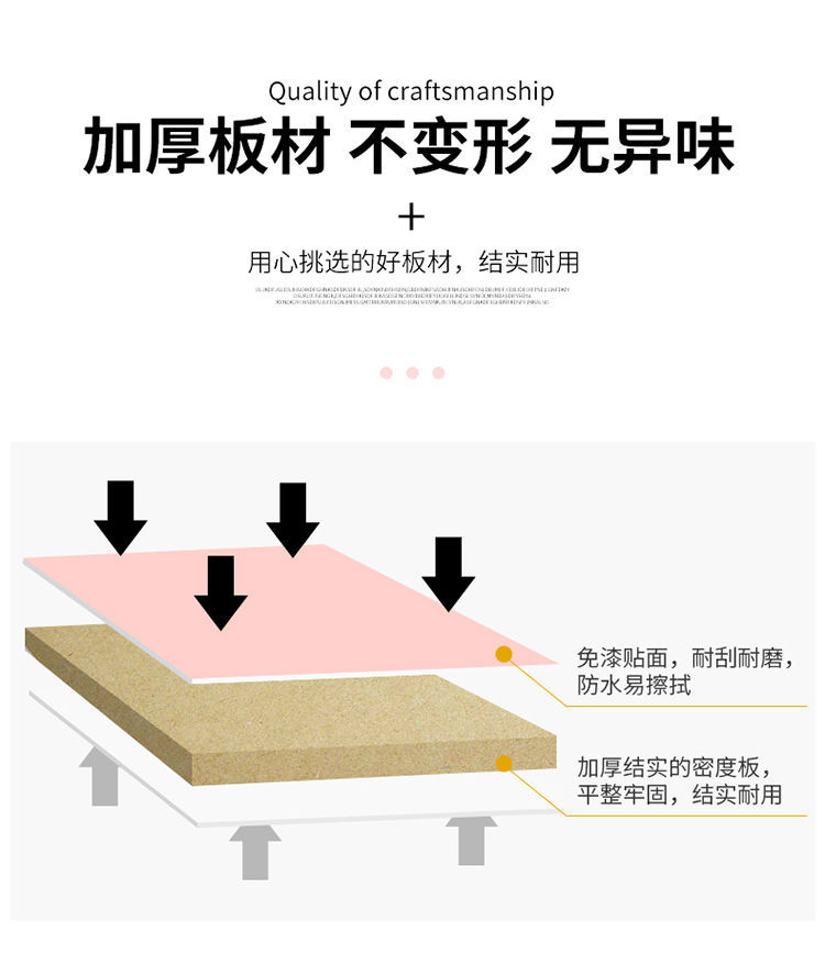 学贝开学季带笔槽杯托提手笔记本电脑桌简约床上书桌折叠电脑桌详情4