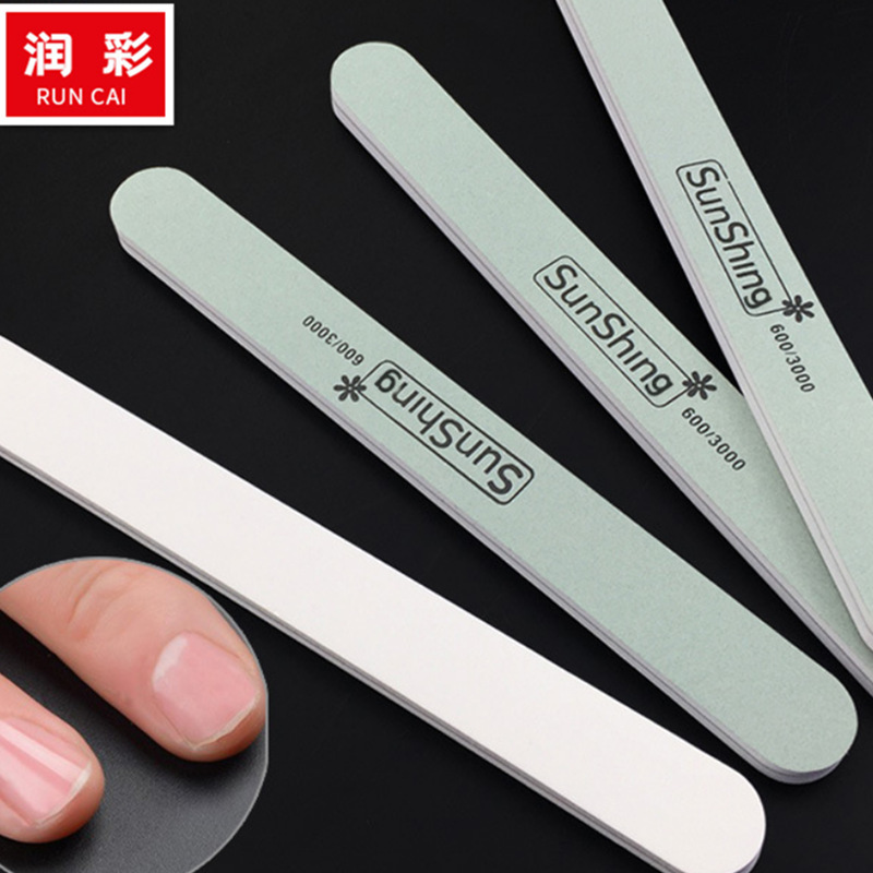 Factory Direct super polishing file silver stick Wenwan nail Green White polishing strip gold and silver decontamination polishing stick
