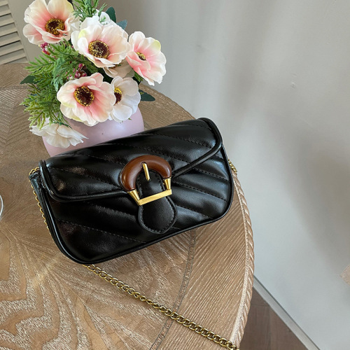  New Trendy Light Luxury Summer Women's Bag Versatile Small Fragrance Style Embroidered Thread Chain Design Crossbody Mini Small Bag