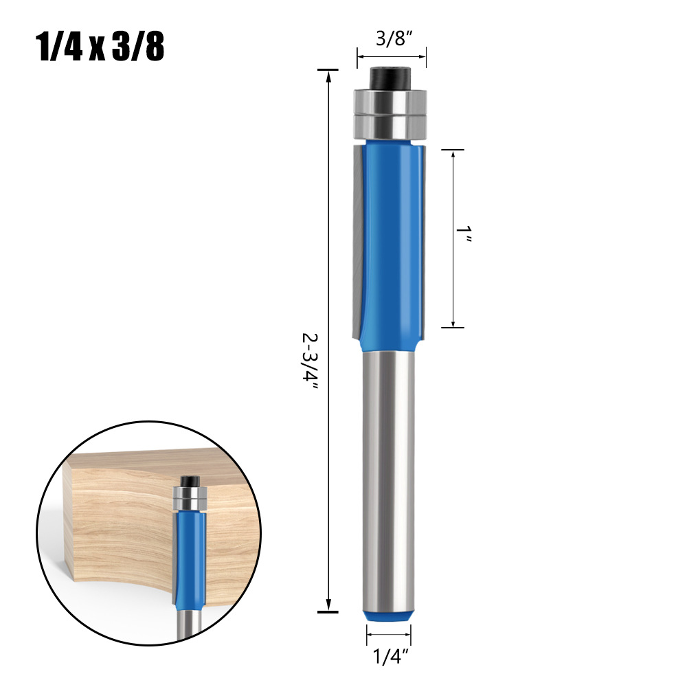 4-pieza cabeza doble rodamiento máquina de recorte de la madera lado fresado cortador cuchillo decoración muebles cortador cabeza talla