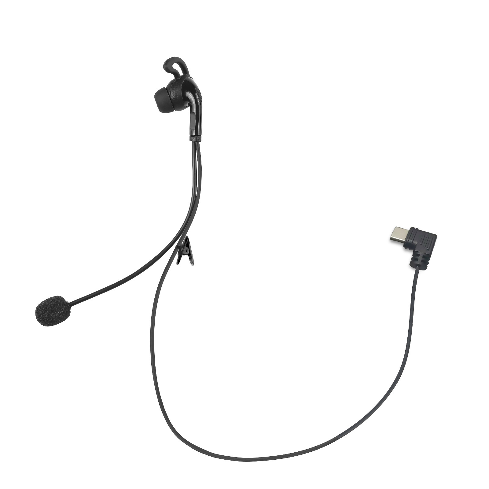 Ejeas Original Dedicated V6C/V4C Football Referee Intercom Headset Typec Referee In-Ear Left/Right Earphones