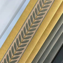 雪尼尔加厚无缝拼接窗帘卧室客厅简约现代轻奢遮光隔热防晒帘