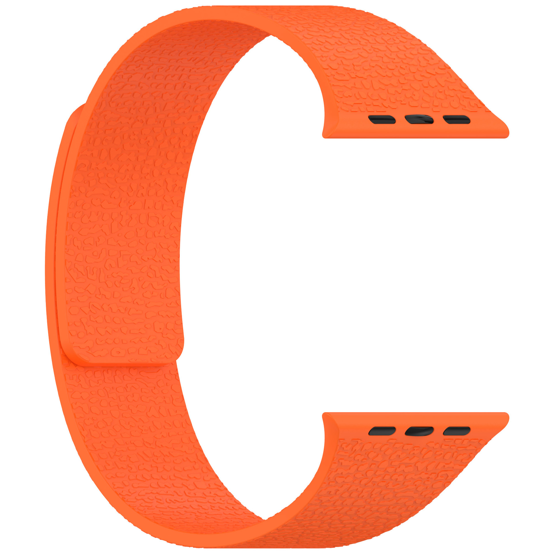Suitable for Huawei gt5, Xiaomi s4, Apple iwatch9, litchi pattern silicone soft magnetic ultra watch strap s10 undefined