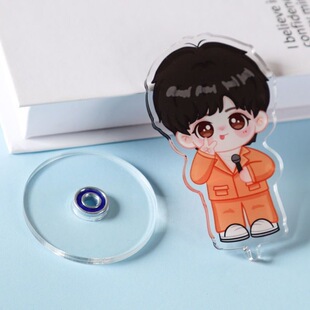 Acrylic Stand Custom Creative 360-Degree Rotating Ornaments Personalized Star Cartoon Peripheral Desktop DIY