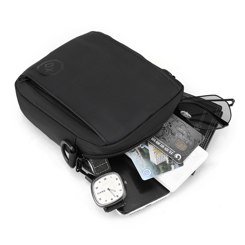 Men's crossbody bag with a high-end feel, small men's bag, travel bag, backpack, double-shoulder bag, multi-purpose men's crossbody bag undefined