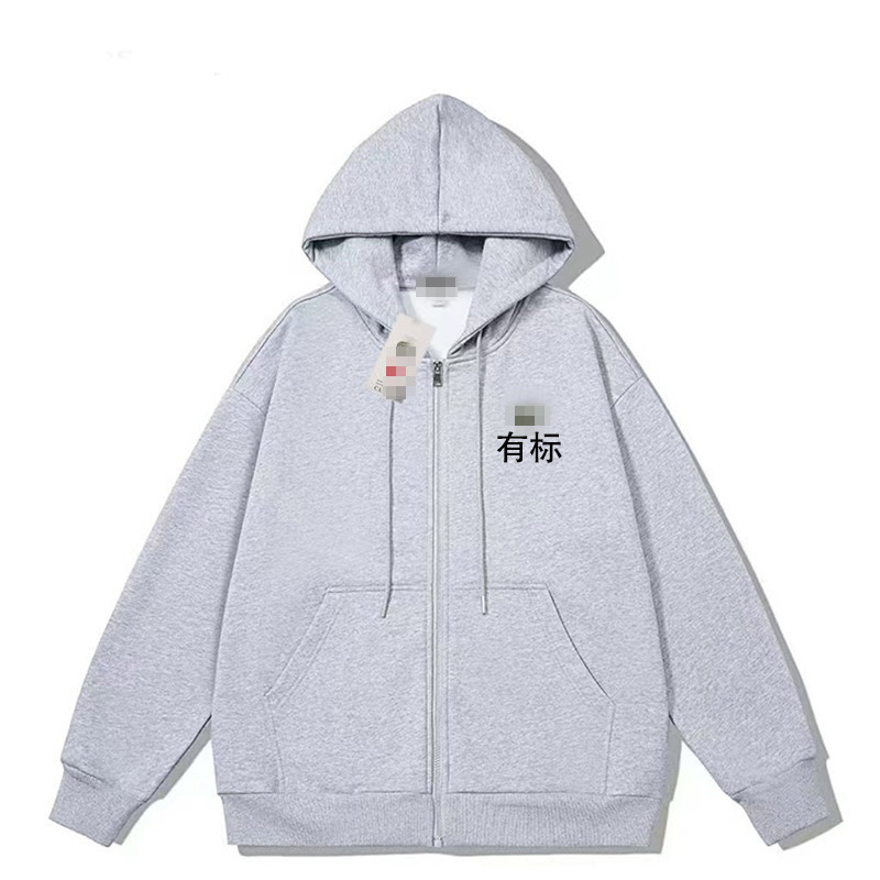 Embroidered Crocodile Sweatshirt Men's Autumn and Winter New Cross-Border Hot-Selling Hooded Zipper Cardigan Solid Color Loose Long-Sleeved Jacket Embroidered Crocodile Sweatshirt Men's Autumn and Winter New Cross-Border Hot-Selling Hooded Zipper Cardigan Solid Color Loose Long-Sleeved Jacket