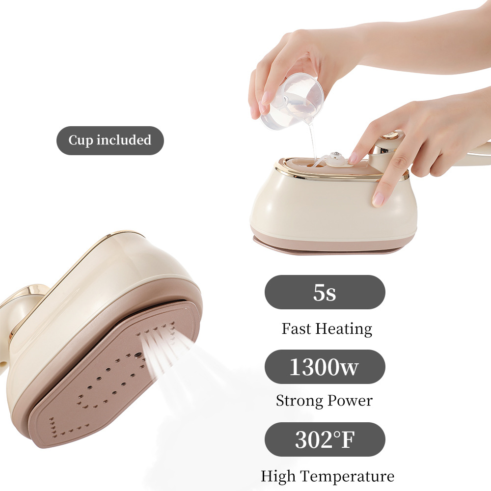 New Cross-border Mini Garment Steamer, Portable Foldable Household Electric Iron, Steam Ironing Machine Wholesale_voghion.com