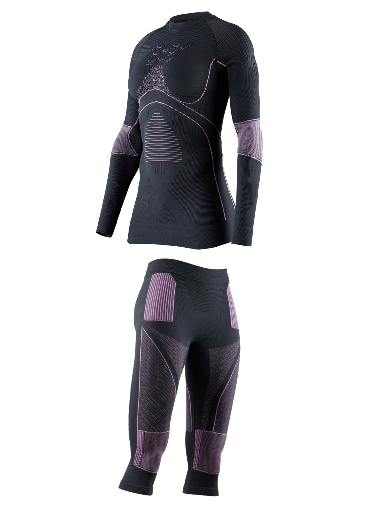 [Personalizado] Nuevo traje de ropa de ciclismo de esquí deportivo de lana para mujer, ropa interior de secado rápido de compresión térmica al aire libre