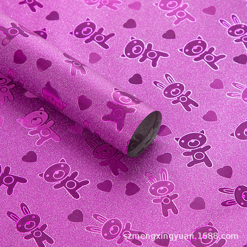 Cumpleaños Papel de regalo del Día del Niño Navidad Papel de regalo del Día de San Valentín Caja de regalo Papel de color Bolsa impermeable Papel de cubierta de libro