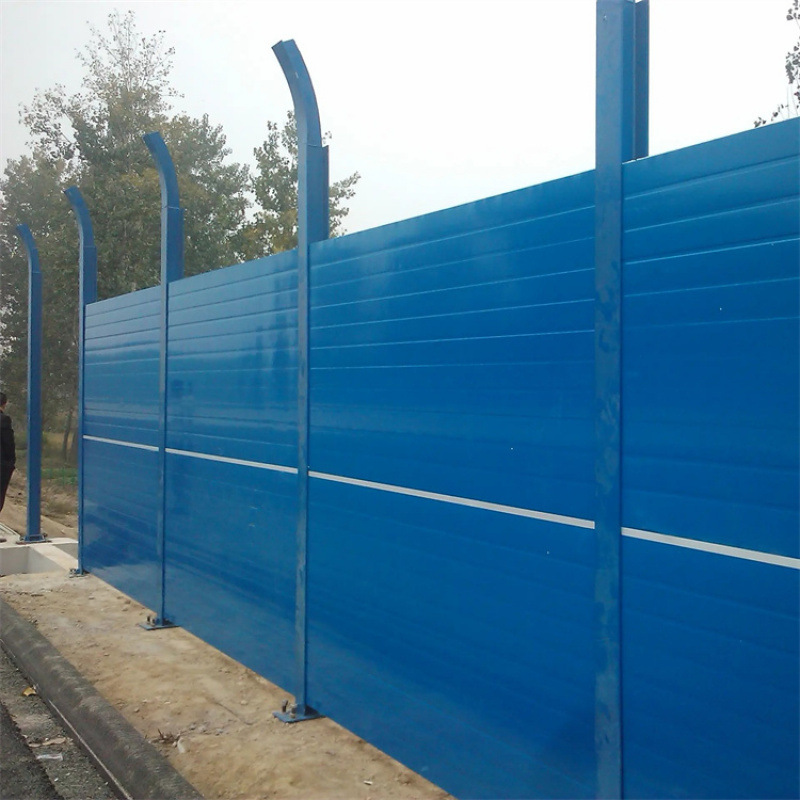 权发 轻轨声屏障 吸音降噪 金属亚克力玻璃降噪隔音 钢立柱良好恒