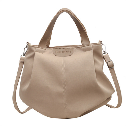 Large Capacity Tote Bag for Women, 2024 New Fashion Casual Fabric Single Shoulder Bag, Trendy This Year, Suitable for School and Commuting