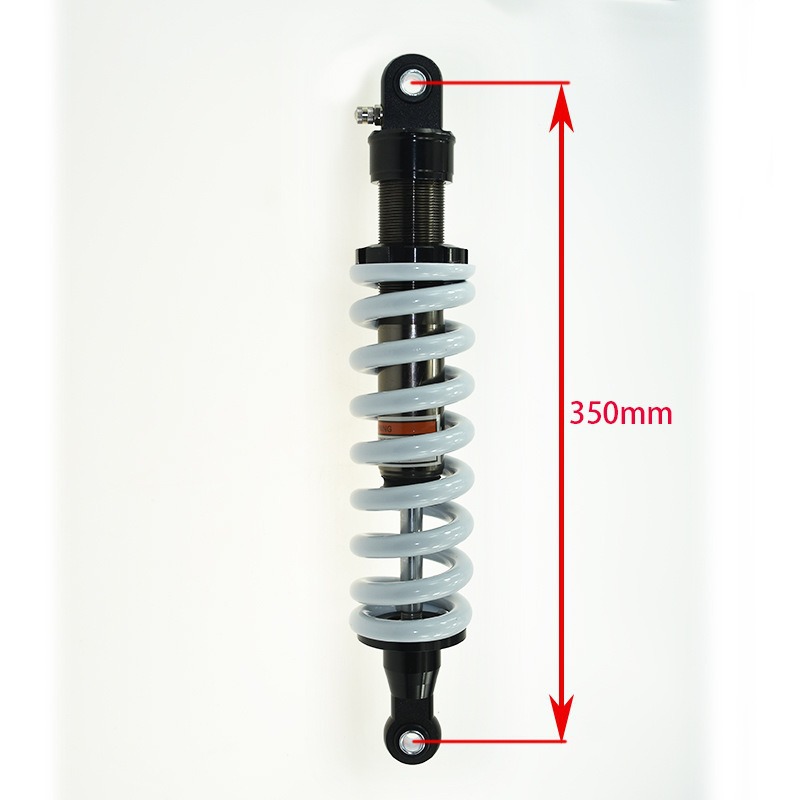 Cross-Border Wholesale Large Off-Road Motorcycle Rear Shock Absorber with Built-In Airbag Shock Absorption, 350mm Hole Spacing