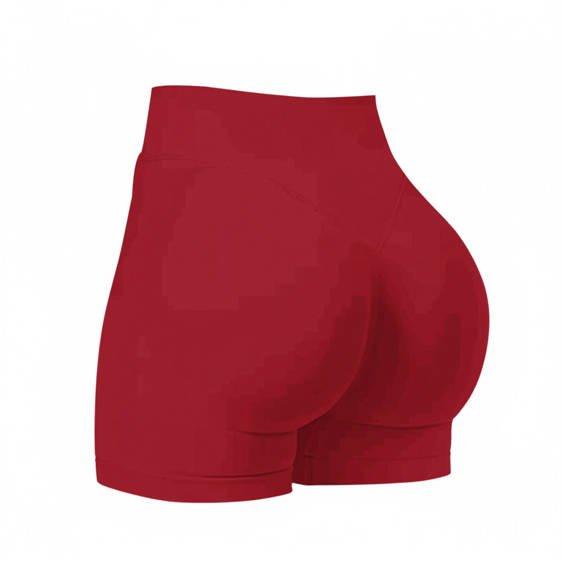 Cross-border sin costura alta cintura alta hips mel mel桃 hips al aire libre tres puntos pantalones cortos para correr y ejercicios de fitness pantalones cortos de yoga