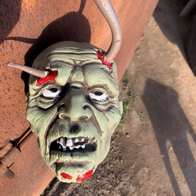 Halloween cráneo humano simulador proporción esqueleto horrores props decoración de casas embrujadas de comercio electrónico cráneo props cráneo humano
