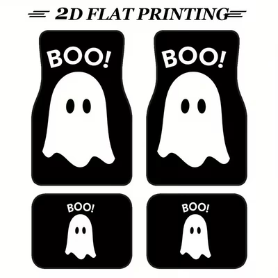 Cross-Border Hot-Selling Halloween Dirt-Resistant Car Floor | Avtomobil döşəmə paspasları - ws-car-floor-mats-zx14-6050-self-cut-1-piece-of-silk-circle-for-the-front-foot