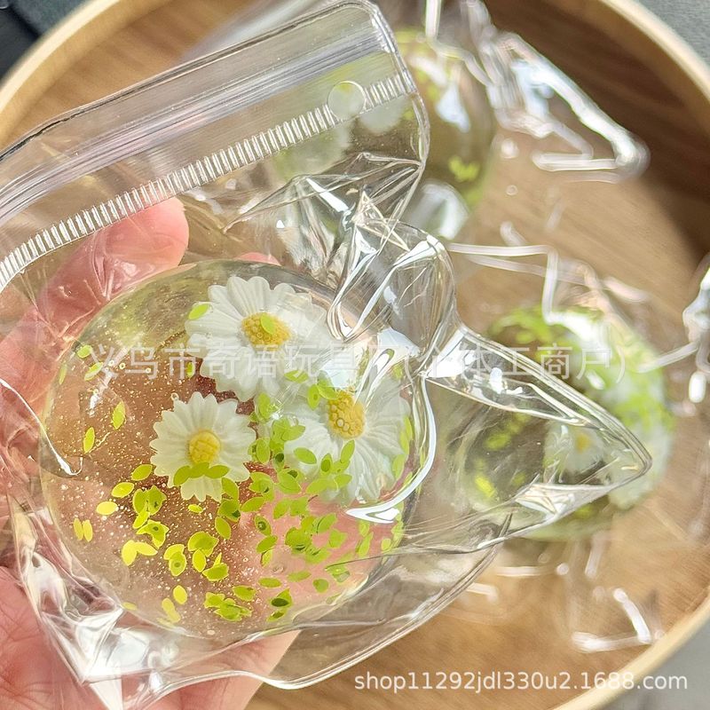 ネットで話題のココナッツオイル風麦芽糖手作りボール、子供向けストレス解消、ゆっくり戻るニーニーボールおもちゃ|undefined