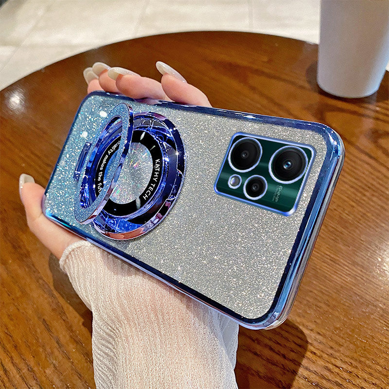 Real Me V25 Mobile Phone Case Realme New 9pro New Magnetic Bracket Realme Drop-resistant Protective Cover Applicable