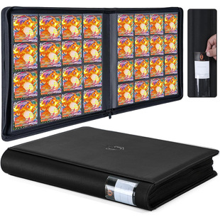 Hard Shell Card Album Toploader Pokemon Game Card Protection Clip 16 Grids
