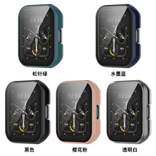 适用Realme watch2 pro真我智能手表保护壳pc+钢化膜壳膜一体表壳