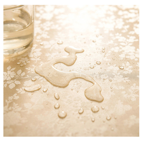 European-style tablecloth waterproof, oil-proof, anti-scalding fabric, no-wash hotel restaurant home round large round table tablecloth