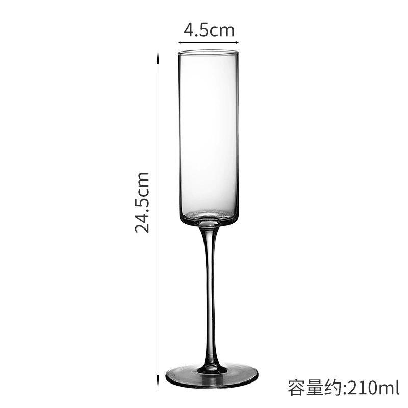 Copa de cóctel Margaret japonesa Copa de torre de cristal de patas altas Copa de cóctel de bar Copa de vino de frutas Martini