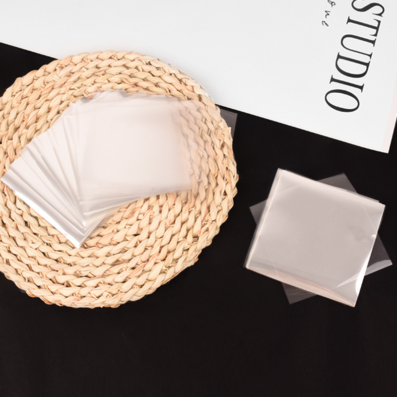 Transparent Cellophane Single Piece Food Grade Oil-Proof and Waterproof Small Frame Pad Paper Baking Transparent Paper Cake Food Wrapping Paper
