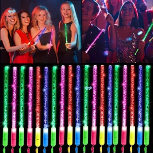 Led Acrylic Glow Sticks 36Pcs Multi Color Flashing Wands
