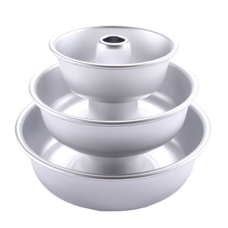 Hollow cake mold little angel cake mold aluminum alloy round hollow mold large and small love full house baking tools