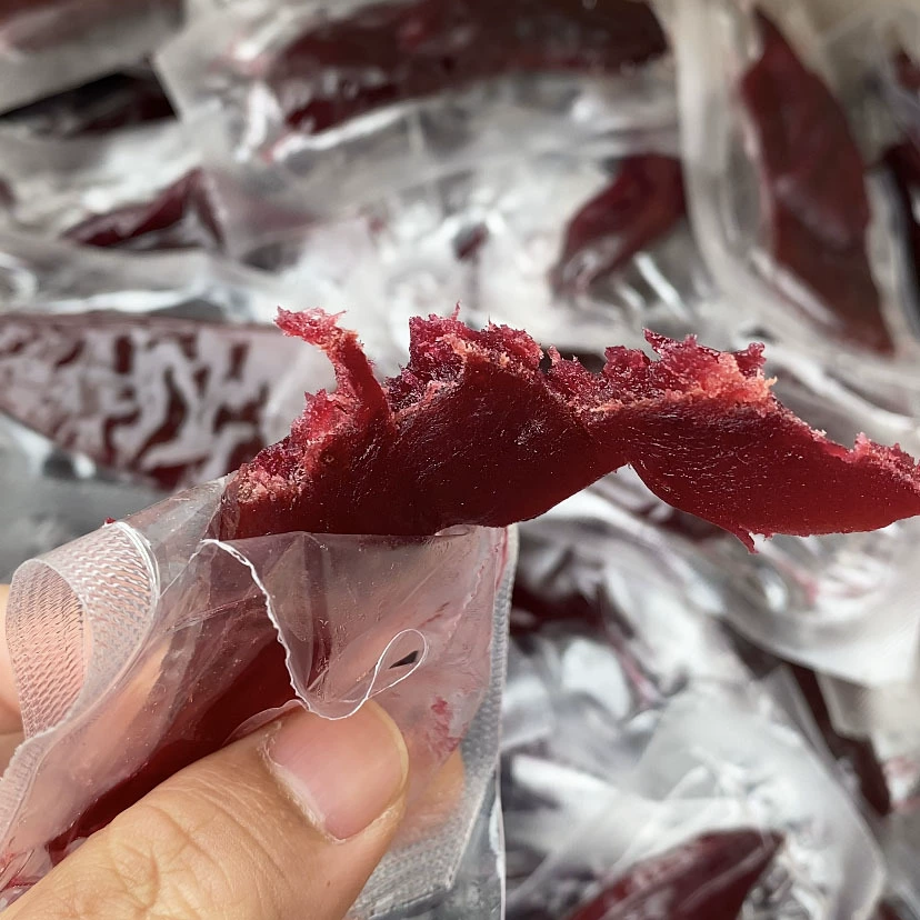 Прямые продажи 500 г мелкого картофеля с кожурой, сушёная сладкая картошка, оптовая варёная на пару сладкая картошка, мягкая, клейкая, сушёный фиолетовый картофель