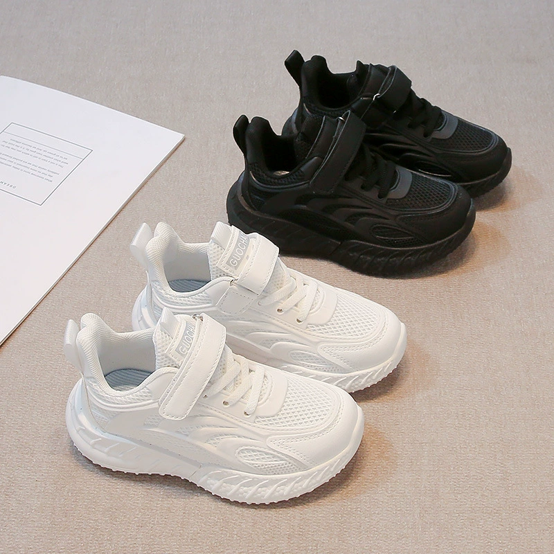 Маленькие белые туфли для детей 2025 весна лето новые кроссовки для мальчиков