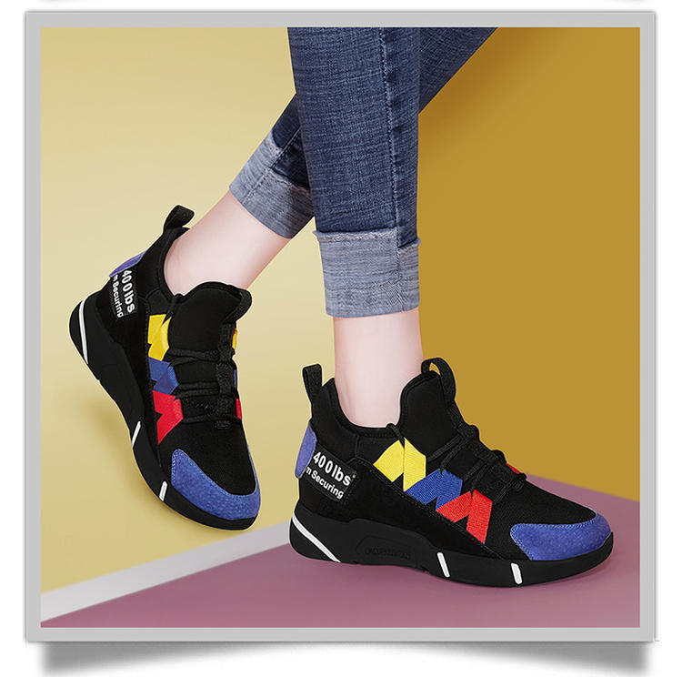 Giày sneaker nữ chunky đế dày tăng chiều cao, phối màu sành điệu mùa xuân hè 2025 — ML 8300-1 màu đỏ [có lót nhung] chiều cao gót 3.0cm, ML 8300 cao gót đỏ 3.0cm, ML 8300 màu xanh cao gót 3.0cm, ML 8300-1 màu xanh lam [có lót nhung] chiều cao gót 3.0cm chi tiết 10