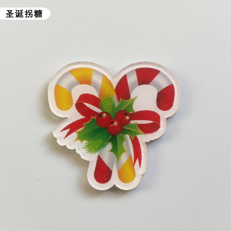 クリスマスアクリルステッカー漫画子供手作りdiy携帯ケースクリーム材料アクセサリー雪だるま|undefined
