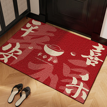 丝圈门垫玄关入户脚垫防滑耐脏耐磨可裁剪高弹PVC门垫可定制批发