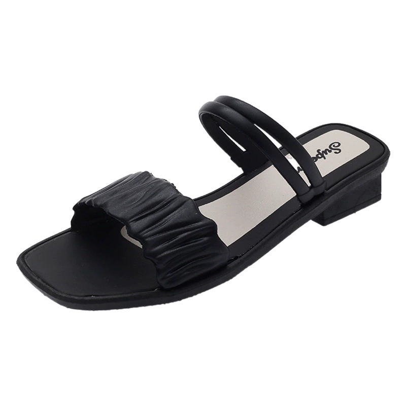 Сандалии и тапочки, женская летняя новая верхняя одежда феи, пляжная обувь, магазины на танкетке, домашние Нескользящие тапочки для трансграничной внешней торговли