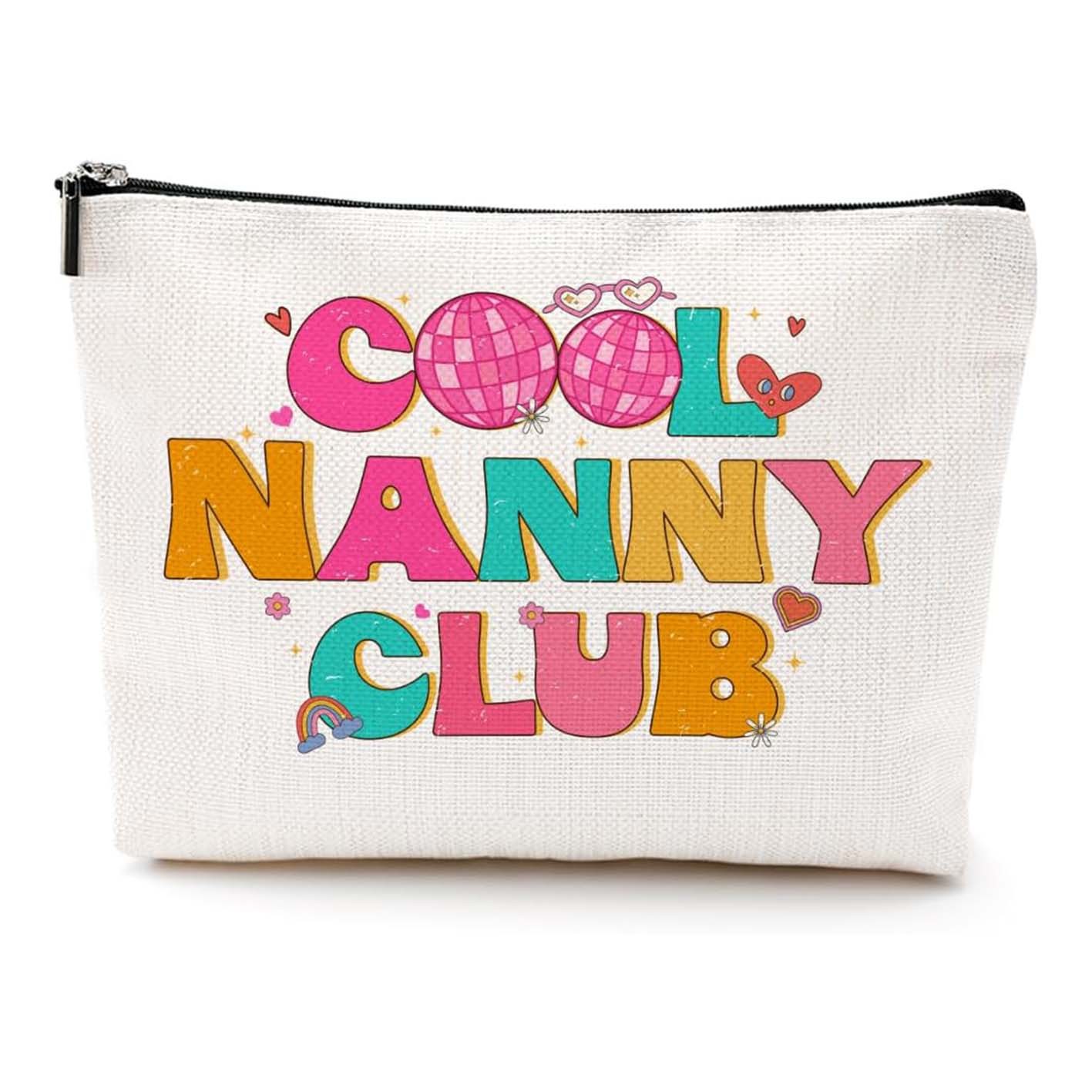 Bolsa de maquillaje de damas transfronteriza de Amazon NANA bolsas de maquillaje de patrón creativo bolsas de almacenamiento de lino bolsa de cremallera impermeable